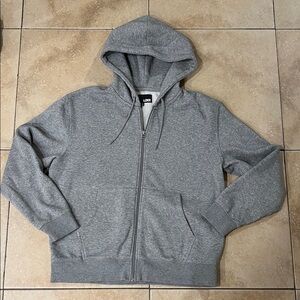 LCKR Gray Zip-Up Hoodie